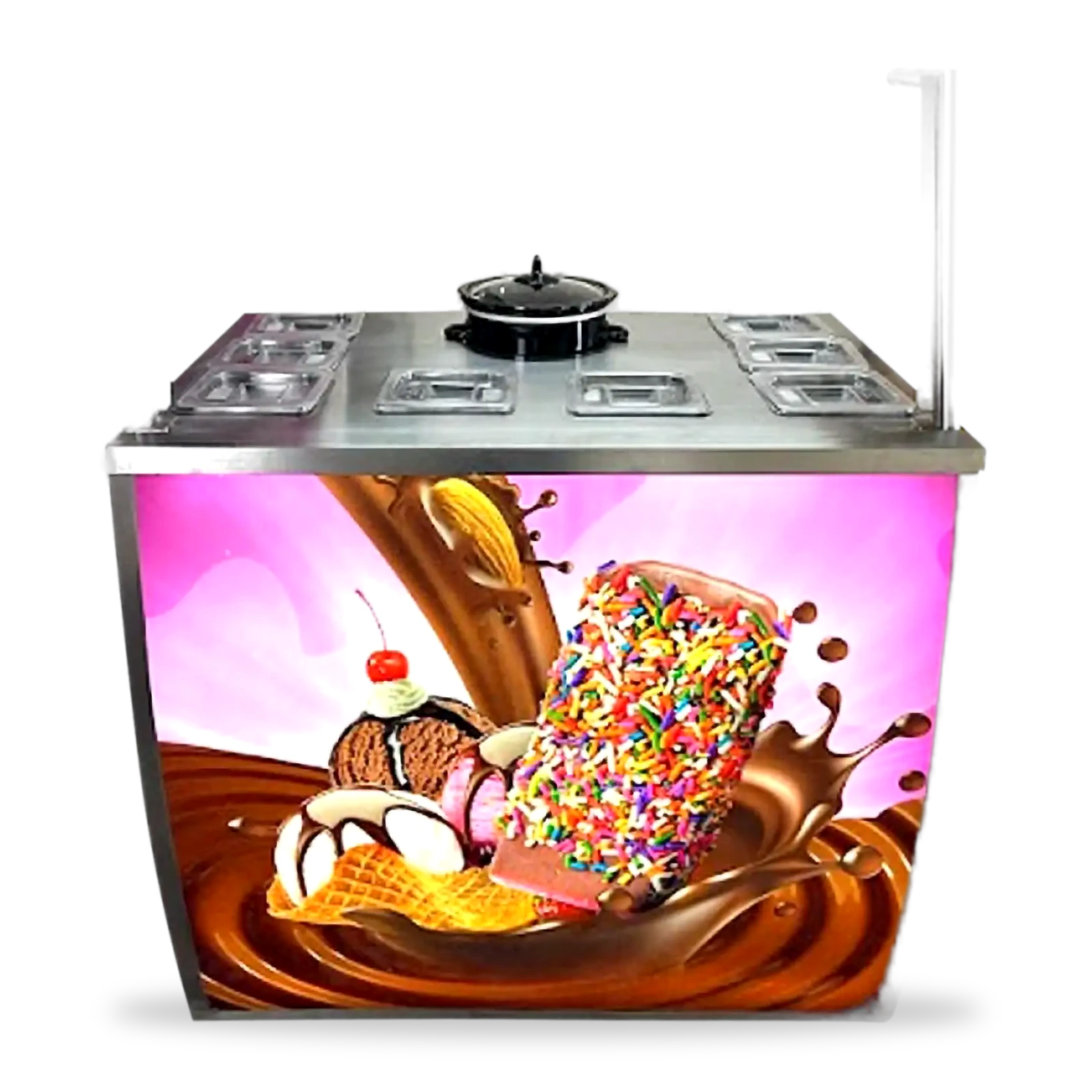 Chocolatera con publicidad 8c - Chocolatera