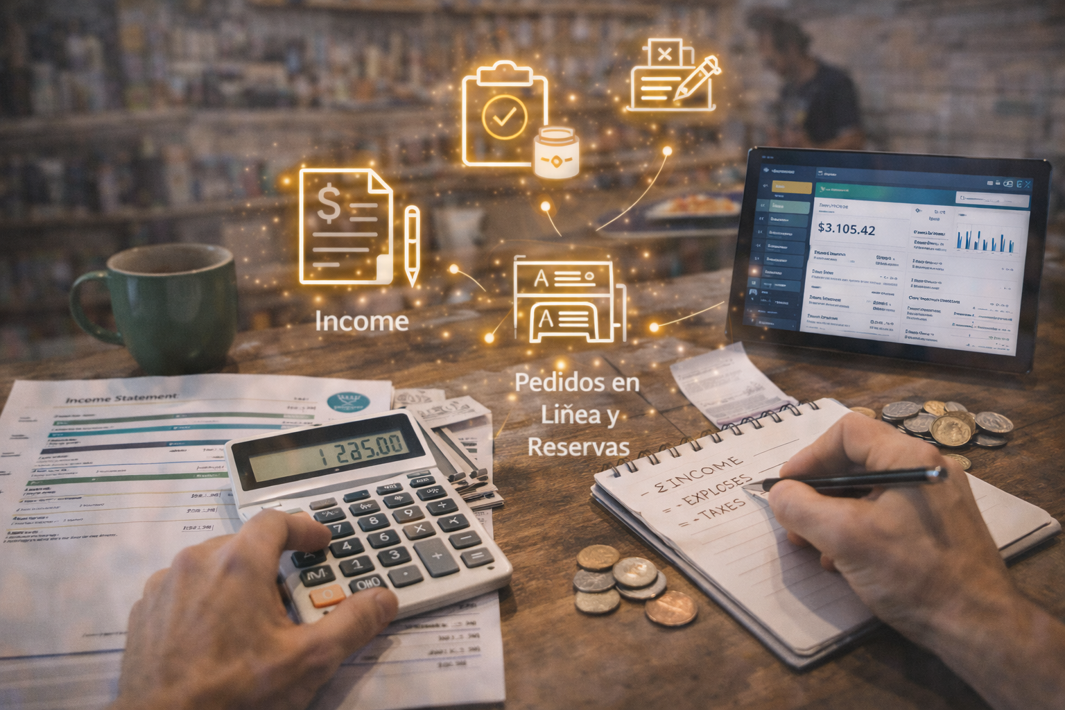 24.  Planificación fiscal y contabilidad básica para restaurantes